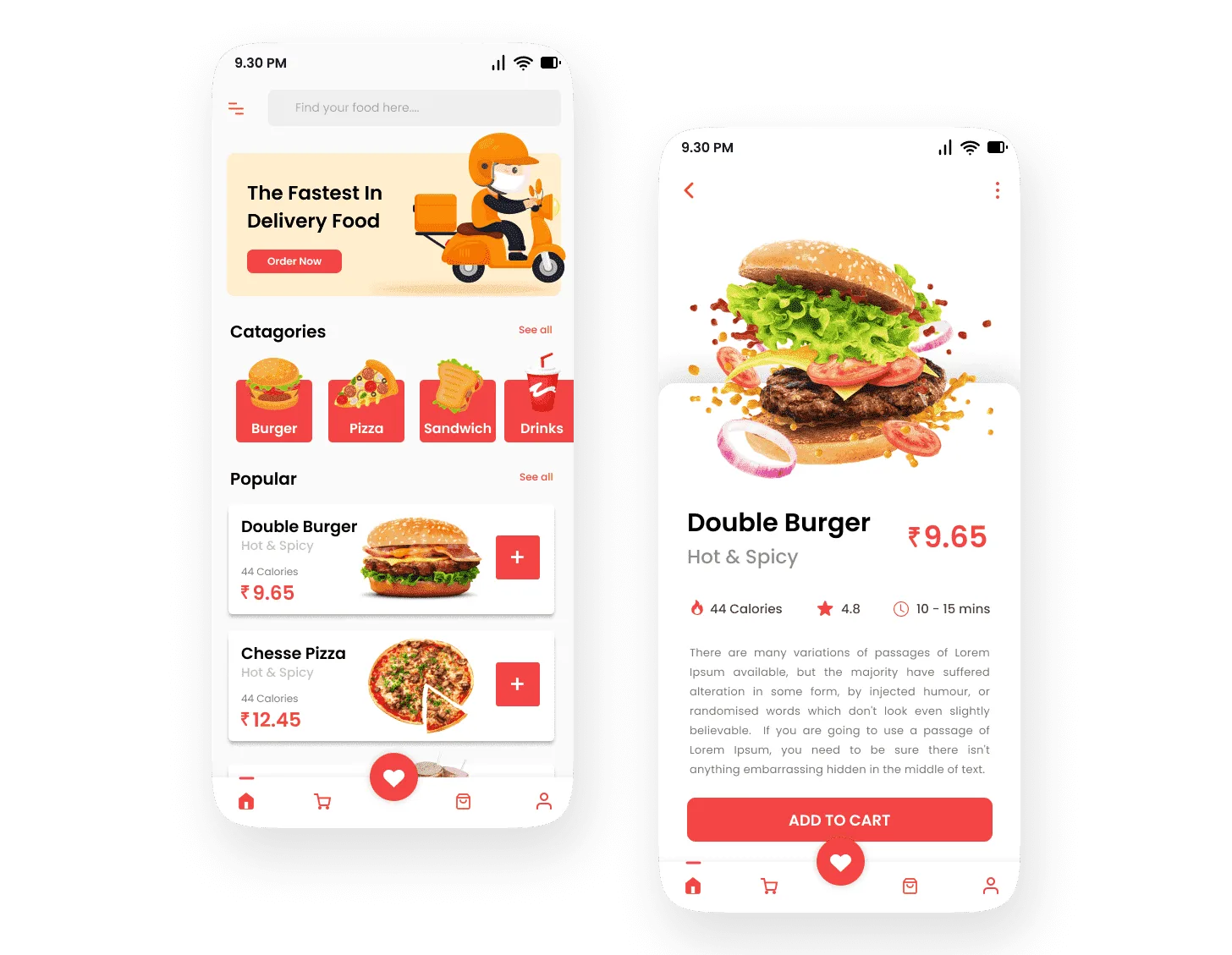 Food Delivery App developed by Softsuave -Customer app