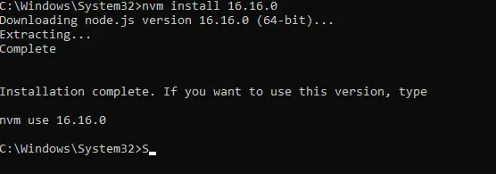 install Node.js by nvm