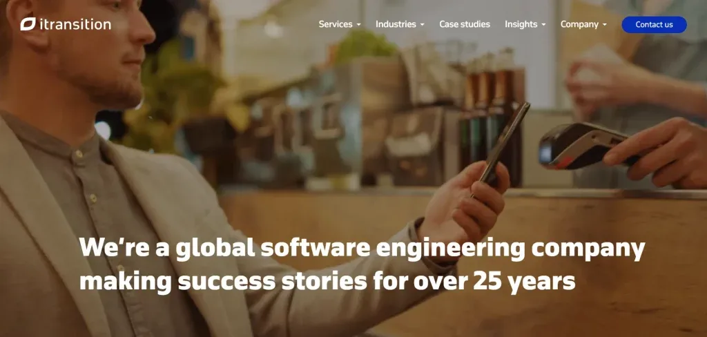 Itransition website image