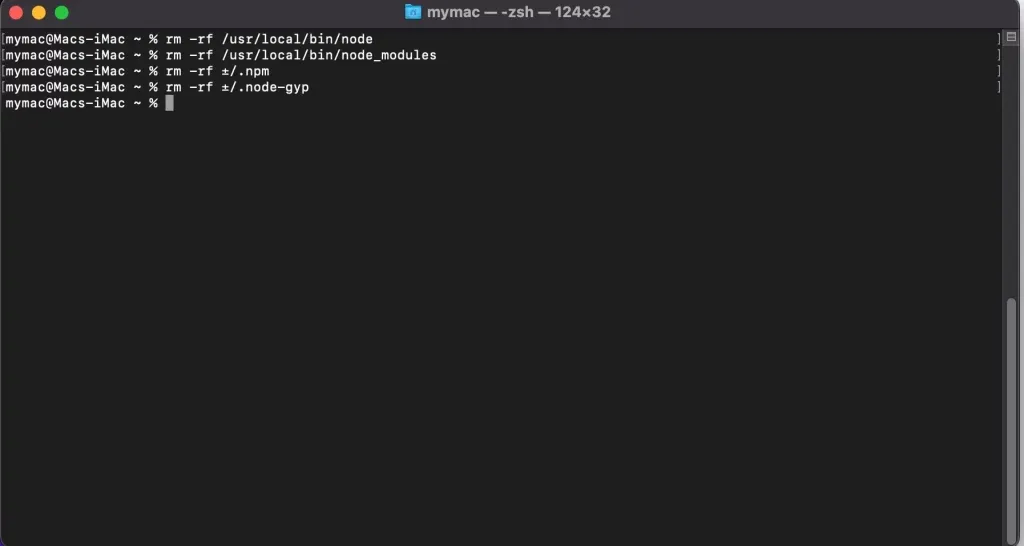 Remove Residual Files