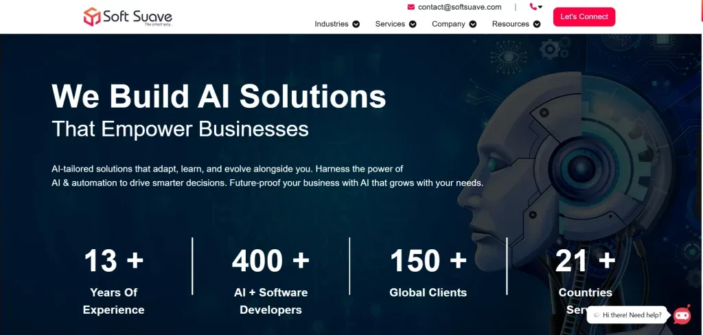 Soft Suave Technology Website Image