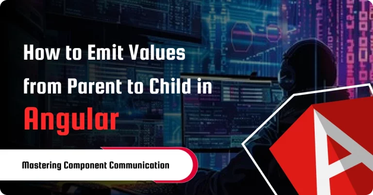 How to emit value from parent to child in Angular