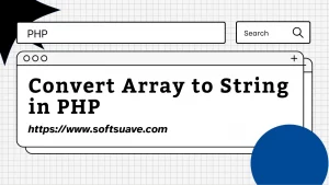 Convert Array to string in PHP
